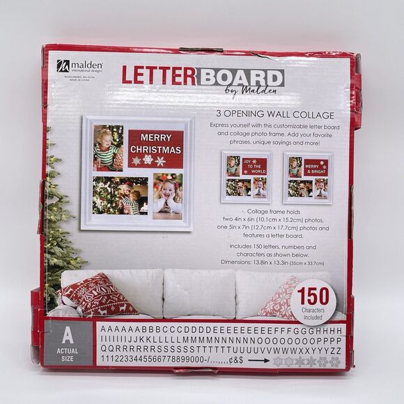 NEW Malden 3 Opening Letter Board Wall Collage Photo Frame 150 Characters - Picture 2 of 4